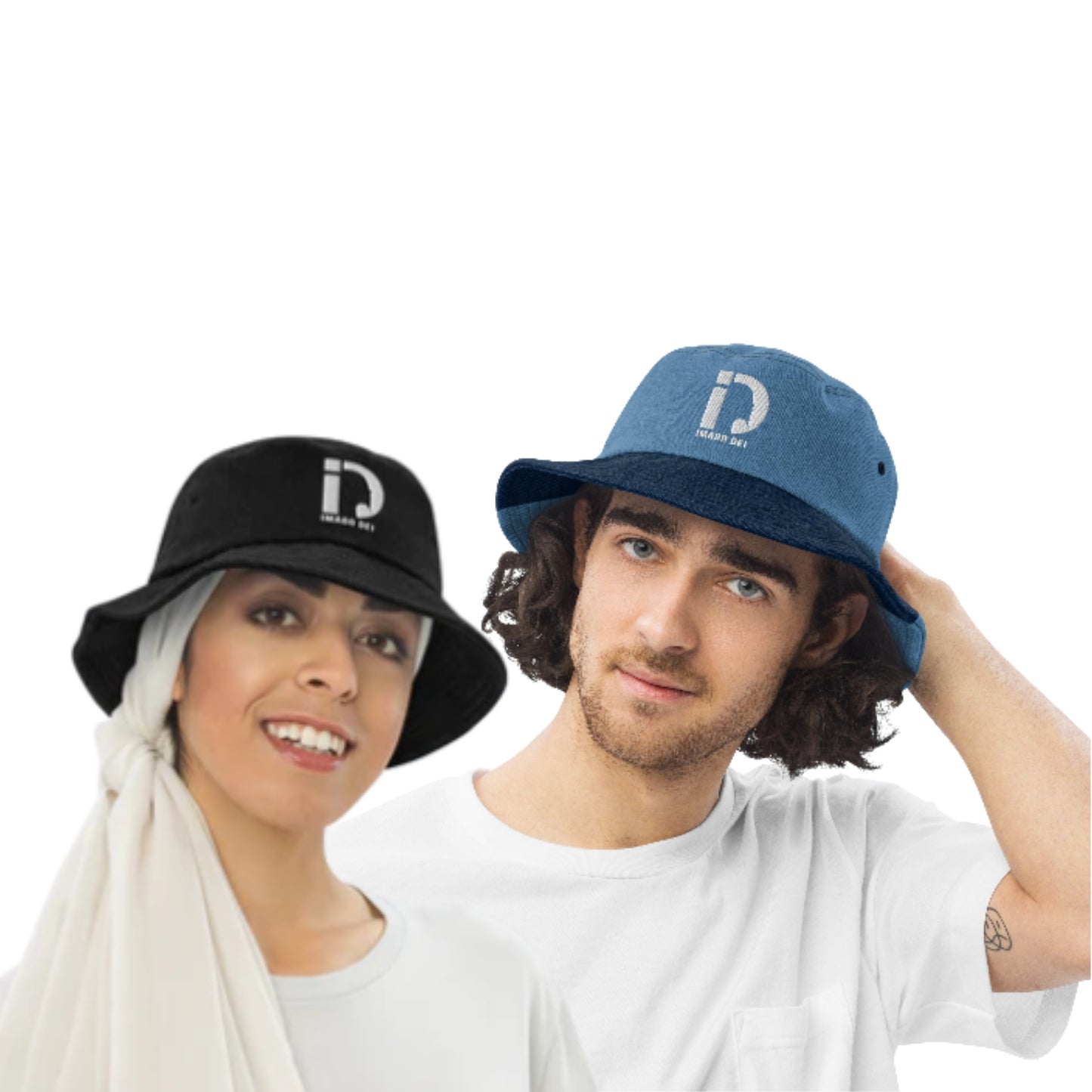 Denim bucket hat