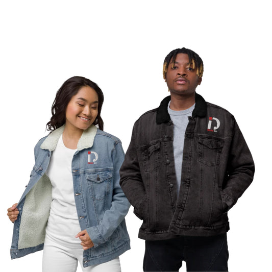 Unisex denim sherpa jacket