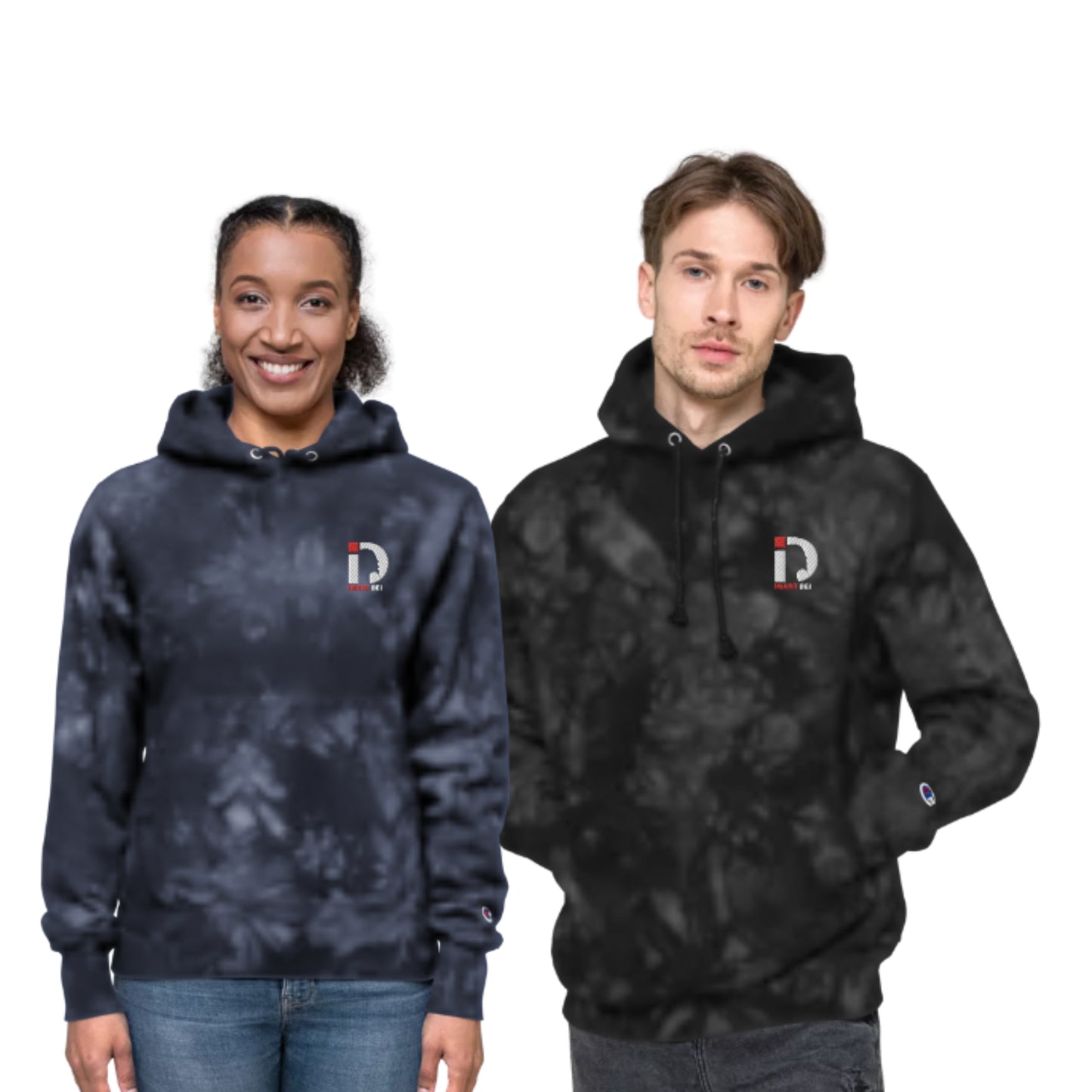 Unisex Champion tie-dye hoodie