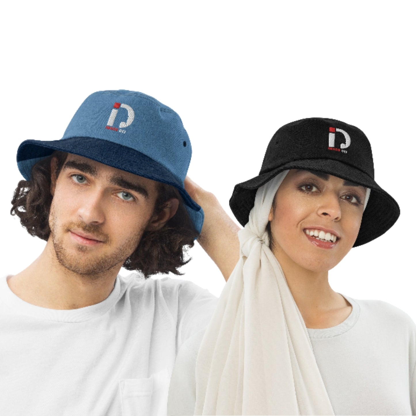 Denim bucket hat