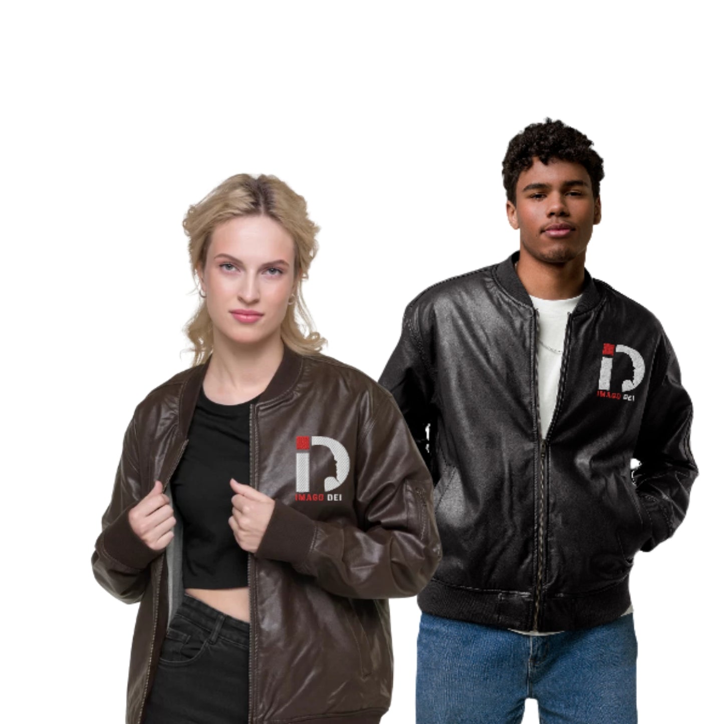Leather Bomber Jacket