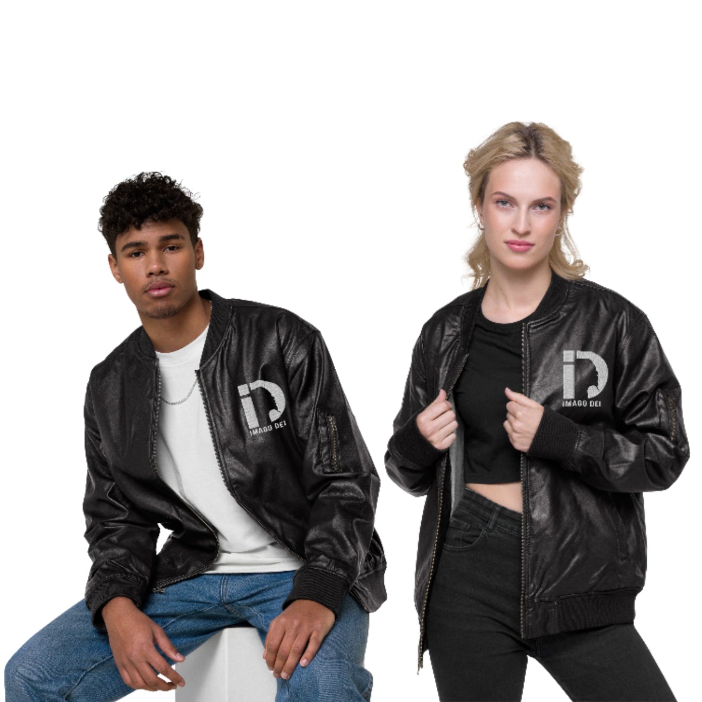 Leather Bomber Jacket